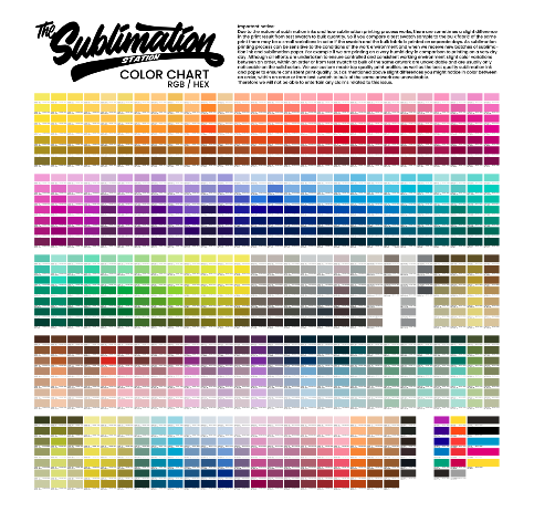 Pantone Color Chart
